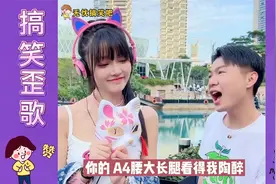 搞笑歪歌138：你的A4腰大长腿，看的我陶醉，咱们俩个好般配视频封面