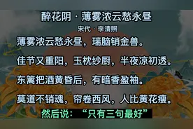 醉花阴·薄雾浓云愁永昼讲解赏析和朗读 李清照 宋代宋词欣赏视频封面
