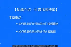 如何使用抖音视频榜单功能，拓展所在领域视频热词并进行内容选题视频封面