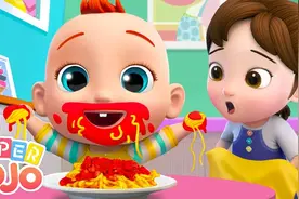 宝宝吃饭不坐餐桌拒吃菜和肉，看如何快乐引导宝宝在餐桌上吃好饭视频封面