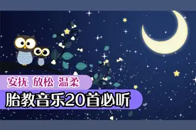 胎教音乐20首必听，安抚放松-温柔钢琴音乐～宝宝潜能脑部开发～视频封面