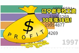 辽宁省近30年平均工资，30年间平均工资上涨38倍，你涨了多少？视频封面
