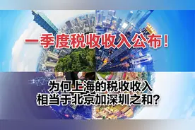 一季度税收收入公布！为何上海的税收收入相当于北京加深圳？视频封面