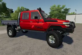 模拟农场19：丰田兰德酷路泽70皮卡车mod，悬挂制作很逼真