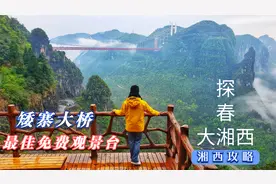 湖南湘西矮寨大桥最佳免费观景台，视野开阔停车方便，无游客视频封面