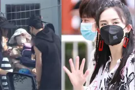 谢娜张杰接双胞胎女儿放学，跳跳俏俏正面照曝光，活泼可爱似谢娜