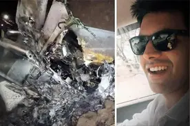 半年掉三次?印度一架米格21战机坠毁飞行员身亡 事故现场火光冲天视频封面