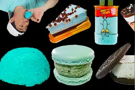 薄荷味美食挑战！清清凉凉像牙膏味！你爱吃薄荷吗？视频封面