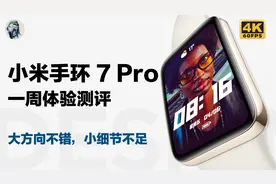 【只怪细节没拉满】小米手环7 Pro体验测评视频封面