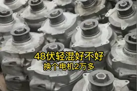 48伏轻混好不好，换个电机2万多！视频封面