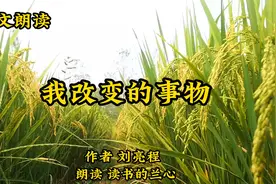 乡土散文《我改变的事物》，作者刘亮程，宁静从容自信的散文视频封面