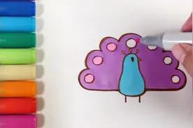 儿歌多多动物简笔画 孔雀 学画森林最美动物视频封面