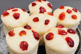 大米糕的做法，无需泡打粉，记住一个关键点，个个松软香甜不粘牙