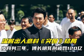 皮丹判三年，傅长明死刑被罚120亿，深喉出人意料《突围》结局视频封面