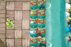 植物大战僵尸：一个5阶三重射手配上5阶冬瓜守卫，能守住家园吗？