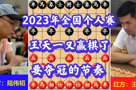 2023年全国个人赛，王天一又赢棋了，开局大优300分，软件打满分视频封面