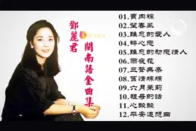 精选12首邓丽君台语经典代表作，望春风卖肉粽等，你是否都听过视频封面