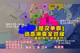 【楚汉争霸】演变全过程（兵力+面积）典藏版，力拔山兮气盖世！