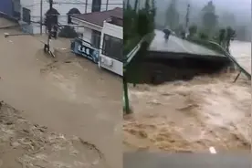 湖北随州降雨量破当地8月极值：洪水漫涨通讯中断 临街店铺被淹没视频封面