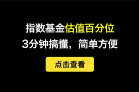 指数基金估值百分位，3分钟搞懂，真的不难#EP.001视频封面