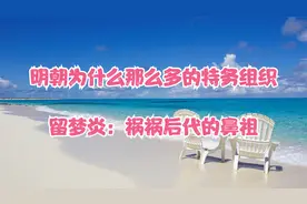 明朝为什么那么多的特务组织？_留梦炎：祸祸后代的鼻祖视频封面