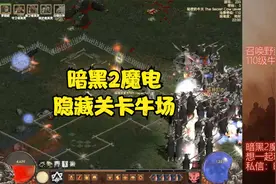 暗黑2魔电西格玛1.8召唤野蛮人110级刷牛场