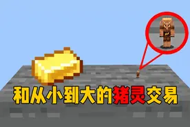 我的世界：从小到大的猪灵，和他们能交换出什么？