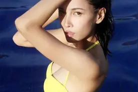 龙女郎晒照片，被质疑尺度太大，张蓝心：你没见过腿？视频封面