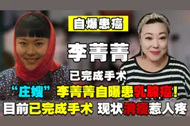 “庄嫂”李菁菁自曝患乳腺癌！目前已完成手术，现状消瘦惹人怜视频封面