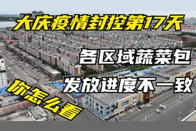 大庆疫情全市封控第17天，各区域蔬菜包发放进度不一致，你怎么看视频封面