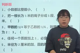 小学判断题：小数都比整数小，这句话对吗？