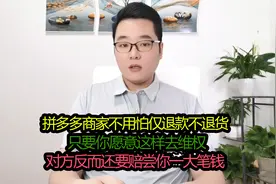 拼多多恶意仅退款不退货，商家可以这样维权，让对方赔尝你一大笔