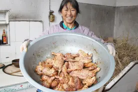 农村大妈30年秘制鸡腿的腌制方法，一次腌制20斤，放1年不坏