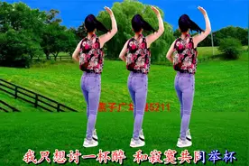 背面带跳广场舞《讨一杯醉》演唱：张津涤，车载DJ嗨曲好听