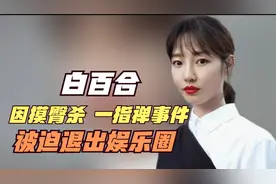 白百合因摸T杀 一指禅事件，被迫退出娱乐圈，错失破百亿票房女星