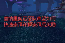 魔兽世界tbc：塞纳里奥远征队声望如何快速崇拜，详解崇拜后奖励