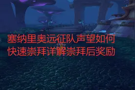 魔兽世界tbc：塞纳里奥远征队声望如何快速崇拜，详解崇拜后奖励