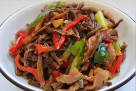 半斤干豆角，一点肉，这样做超级下饭，简单家常，家里人都说好吃