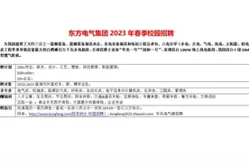 东方电气集团2023年春季校园招聘视频封面