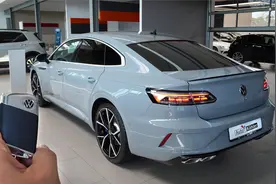 2022款大众CC按下钥匙，打开无框车门那刻才是惊艳的开始！