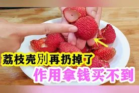 今天才知道，把荔枝壳放锅里煮一煮，作用拿钱都买不到，太厉害了