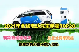 2021全球电动汽车销量排名TOP20 特斯拉独领风骚 比亚迪异军突起视频封面