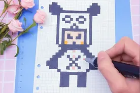 创意迷你世界胖哒像素卡通画，胖嘟嘟真可爱，看着有趣又搞笑视频封面