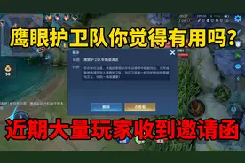 鹰眼护卫队还有用吗？近期大量玩家收到邀请函，打工仔时刻准备着