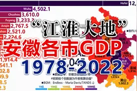 安徽省各市地区生产总值，1978-2022，含最新GDP增长百分比视频封面