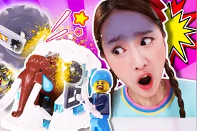 猛犸象遇到危险了！乐高城市北极移动探测基地玩具-基尼视频封面