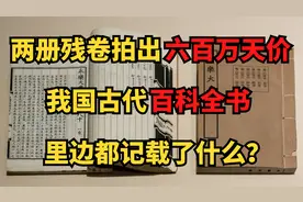 世界上最大的百科全书！两册拍出六百万天价，它为何这么值钱？视频封面
