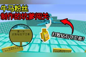 我的世界：第一关打败钻石守卫者？这要怎么打！