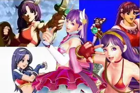 KOF拳皇麻宫雅典娜全版本介绍，拳皇中最可爱的角色名不虚传视频封面