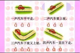 一年级幼小衔接 语文拼音声调练习  声母韵母a o e i u歌欣赏